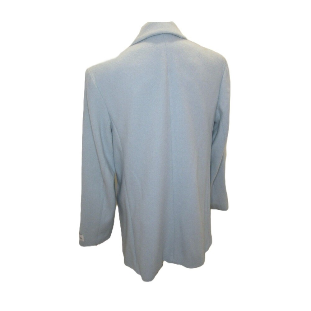 Wool Blend Light Mint Green Pea Coat Womens 16 VTG Samantha Taylor Retro Chic - Picture 9 of 16